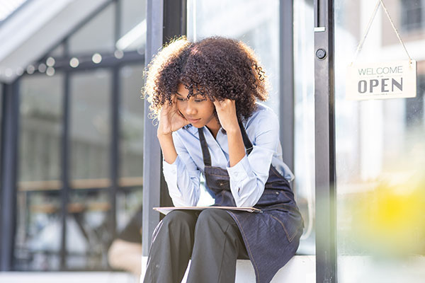 Professional working alone without support