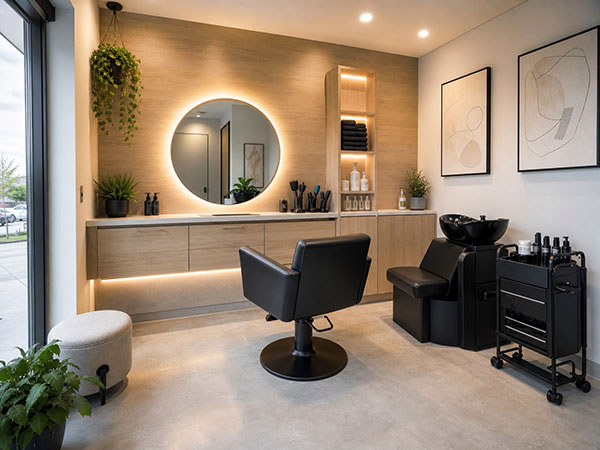 Private Hair Suite at Shops Plus salon suites in Edmonds, WA